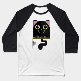 Cat and Mouse Baseball T-Shirt